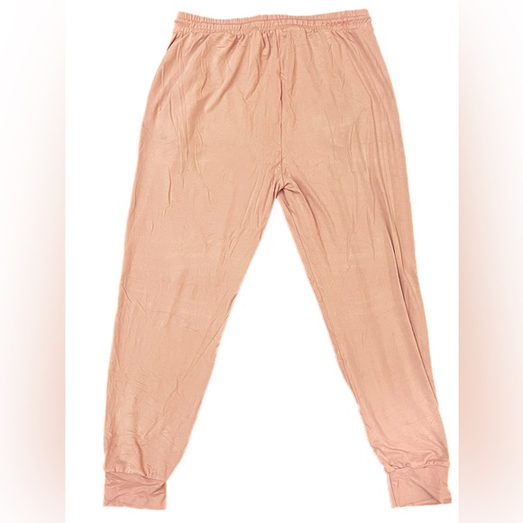 NWT Women’s Plus Size Bae City Dry Rose (Pink) Soft Joggers with Gold Zippers 2X - Picture 8 of 16